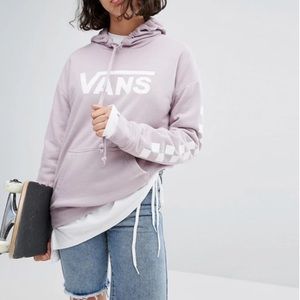 Vans Lilac Checkered Hoodie